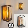 hofstein Applique murale d'extérieur Palanga Brun, Couleur bois, Noir, 1 lumière* Lampes Modernes