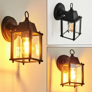 hofstein Applique murale d'extérieur Kasfjord Noir, 1 lumière* Lampes Modernes