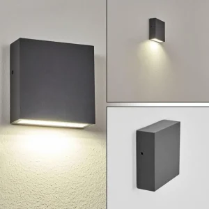 hofstein Applique murale d'extérieur Spidern LED Anthracite, 1 lumière* Lampes Modernes