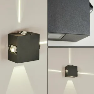 hofstein Applique murale d'extérieur Bedou LED Anthracite, 1 lumière* Lampes Modernes