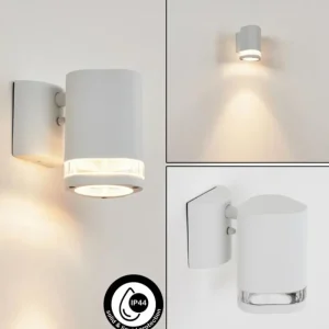 hofstein Applique murale d'extérieur Amyton Blanc, 1 lumière* Lampes Modernes