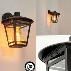 hofstein Applique murale d'extérieur Ausipar Noir, 1 lumière* Lampes Modernes
