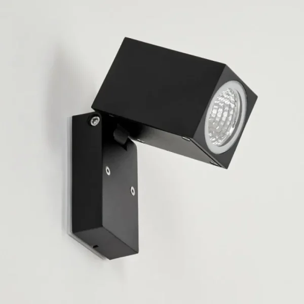 hofstein Applique murale d'extérieur Holiseva LED Noir, 1 lumière* Lampes Modernes