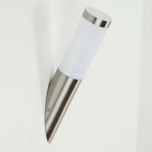 hofstein Applique murale d'extérieur Sessa Nickel mat, 1 lumière* Lampes Modernes