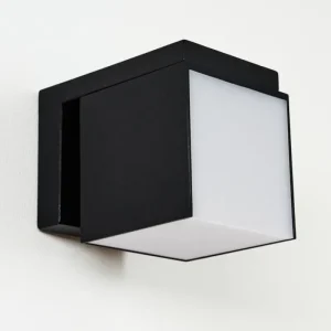 hofstein Applique murale d'extérieur Swanek LED Noir, 1 lumière* Lampes Modernes