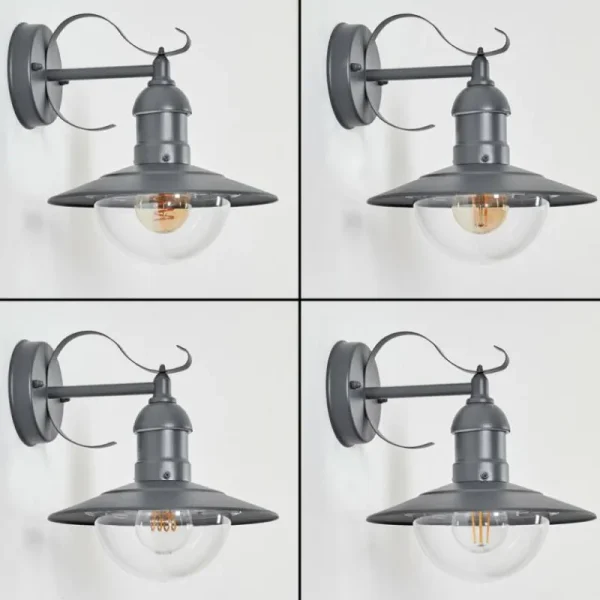 hofstein Applique murale d'extérieur Broni Anthracite, 1 lumière* Lampes Modernes