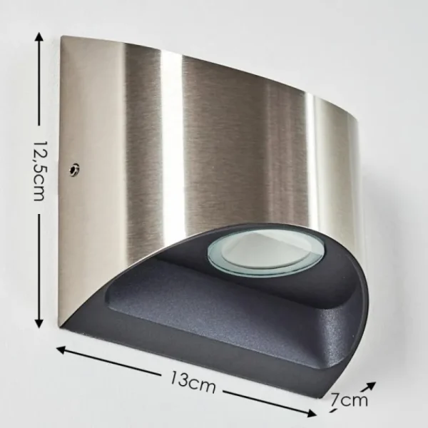 hofstein Applique murale d'extérieur Vano LED Nickel mat, 2 lumières* Lampes Modernes