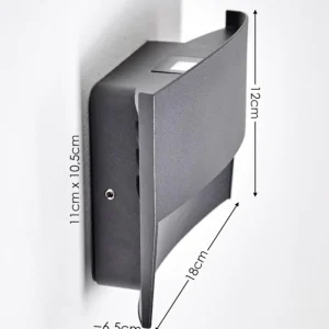 hofstein Applique murale d'extérieur Romo LED Anthracite, 1 lumière* Lampes Modernes