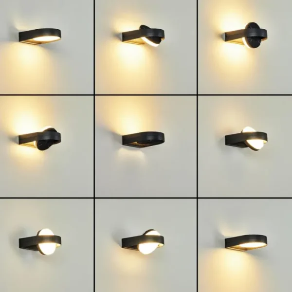 hofstein Applique murale d'extérieur Falatasa LED Anthracite, 1 lumière* Lampes Modernes