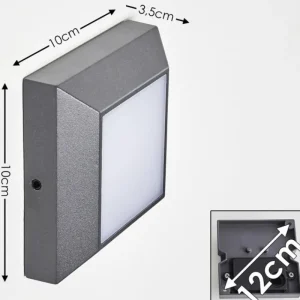 hofstein Applique murale d'extérieur Alkmaar LED Anthracite, 1 lumière* Lampes Modernes