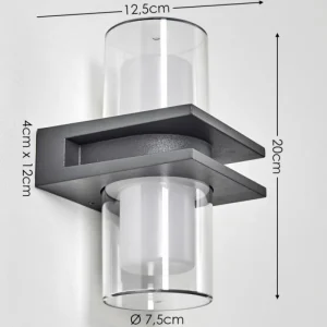 hofstein Applique murale d'extérieur Kekenis LED Anthracite, 1 lumière* Lampes Modernes