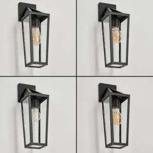 hofstein Applique murale d'extérieur Ruoni Noir, 1 lumière* Lampes Modernes