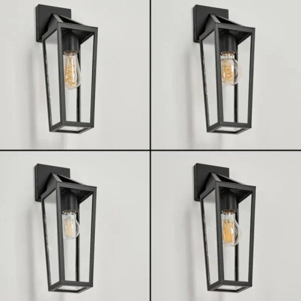 hofstein Applique murale d'extérieur Ruoni Noir, 1 lumière* Lampes Modernes