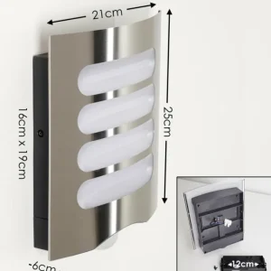 hofstein Applique murale d'extérieur Meja LED Anthracite, 1 lumière, Détecteur de mouvement* Lampes Modernes