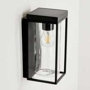 hofstein Applique murale d'extérieur Palanga LED Noir, 1 lumière, Détecteur de mouvement* Lampes Modernes