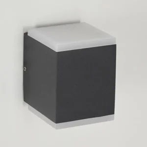 hofstein Applique murale d'extérieur Oatlands LED Anthracite, 2 lumières* Lampes Modernes