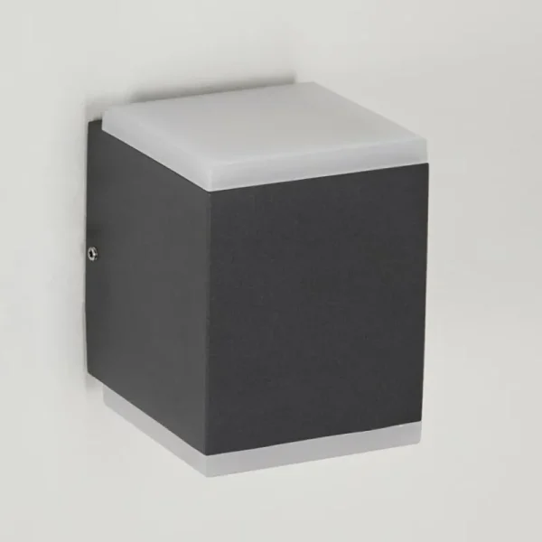 hofstein Applique murale d'extérieur Oatlands LED Anthracite, 2 lumières* Lampes Modernes