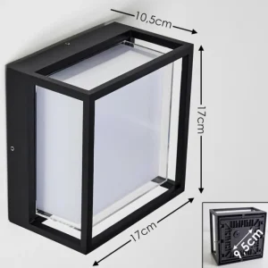hofstein Applique murale d'extérieur Lysabild LED Noir, 1 lumière* Lampes Modernes