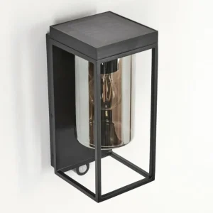 hofstein Applique murale d'extérieur Palanga LED Noir, 1 lumière, Détecteur de mouvement* Lampes Modernes