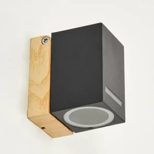hofstein Applique murale d'extérieur Auchac Couleur bois, Écru, 1 lumière* Lampes Modernes
