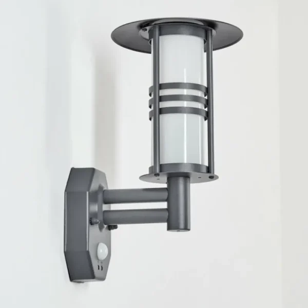 hofstein Applique murale d'extérieur Forli Anthracite, 1 lumière, Détecteur de mouvement* Lampes Modernes