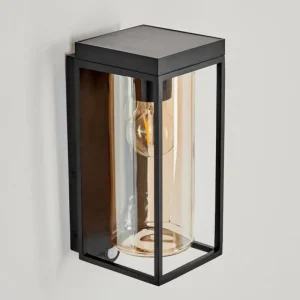 hofstein Applique murale d'extérieur Palanga LED Noir, 1 lumière, Détecteur de mouvement* Lampes Modernes