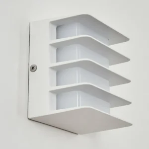 hofstein Applique murale d'extérieur Guichard LED Blanc, 1 lumière* Lampes Modernes