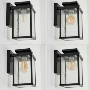 hofstein Applique murale d'extérieur Tieva Noir, 1 lumière* Lampes Modernes