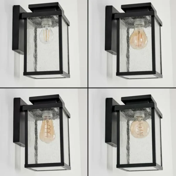hofstein Applique murale d'extérieur Tieva Noir, 1 lumière* Lampes Modernes