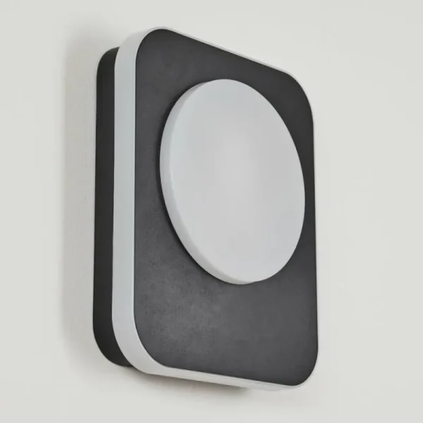 hofstein Applique murale d'extérieur Haga LED Noir, 1 lumière* Lampes Modernes