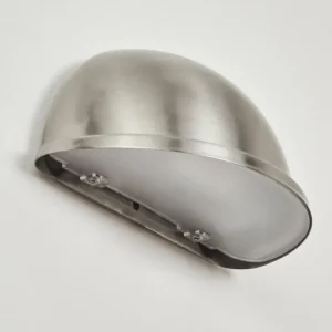 hofstein Applique murale d'extérieur Wundowie Acier inoxydable, Blanc, 1 lumière* Lampes Modernes