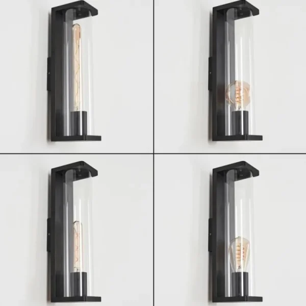 hofstein Applique murale d'extérieur Mataka Noir, 1 lumière* Lampes Modernes