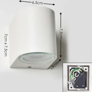 hofstein Applique murale d'extérieur Nordborg LED Blanc, 1 lumière* Lampes Modernes