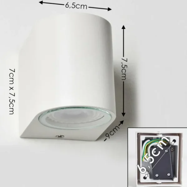 hofstein Applique murale d'extérieur Nordborg LED Blanc, 1 lumière* Lampes Modernes