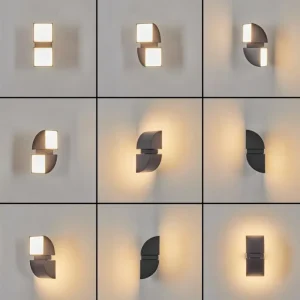 hofstein Applique murale d'extérieur Kontenga LED Anthracite, 2 lumières* Lampes Modernes