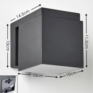 hofstein Applique murale d'extérieur Swanek LED Anthracite, 1 lumière* Lampes Modernes