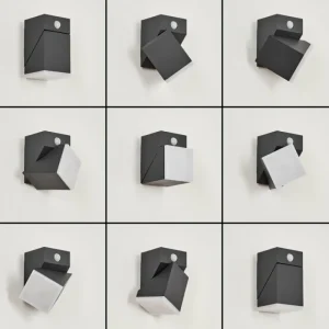 hofstein Applique murale d'extérieur Toogong LED Anthracite, 1 lumière, Détecteur de mouvement* Lampes Modernes