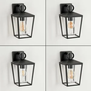 hofstein Applique murale d'extérieur Heinonen Noir, 1 lumière* Lampes Modernes