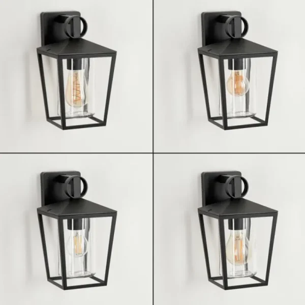 hofstein Applique murale d'extérieur Heinonen Noir, 1 lumière* Lampes Modernes