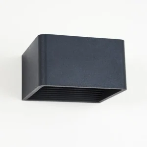 hofstein Applique murale d'extérieur Tématou LED Noir, 1 lumière* Lampes Modernes