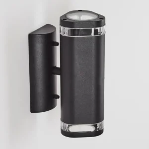 hofstein Applique murale d'extérieur Amyton Noir, 2 lumières* Lampes Modernes
