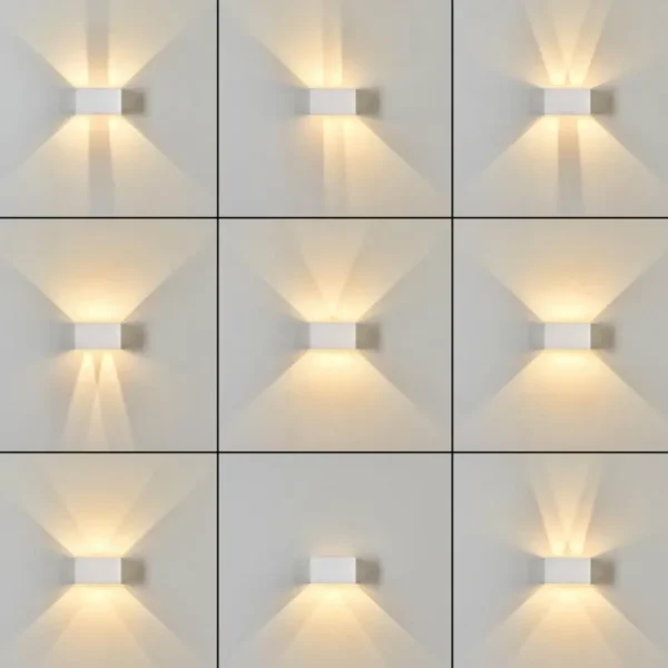 hofstein Applique murale d'extérieur Tamarin LED Blanc, 1 lumière* Lampes Modernes