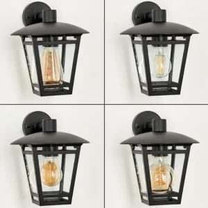 hofstein Applique murale d'extérieur Ausipar Noir, 1 lumière* Lampes Modernes