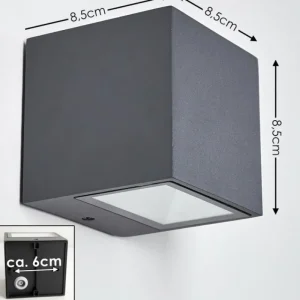 hofstein Applique murale d'extérieur Spidern LED Anthracite, 1 lumière* Lampes Modernes