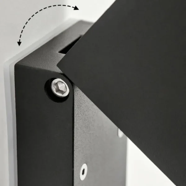 hofstein Applique murale d'extérieur Holiseva LED Noir, 1 lumière* Lampes Modernes