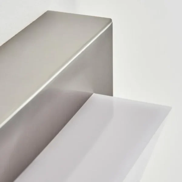 hofstein Applique murale d'extérieur Stearns LED Nickel mat, 1 lumière* Lampes Modernes