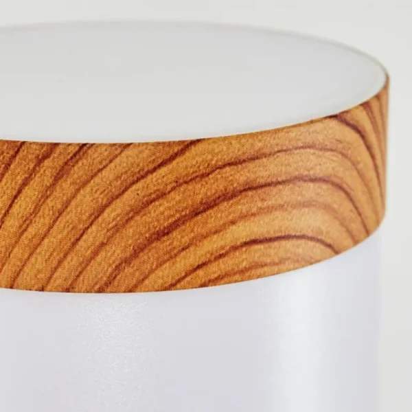 hofstein Applique murale d'extérieur Tenvik LED Brun, Couleur bois, 2 lumières, Détecteur de mouvement* Lampes Modernes