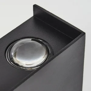 hofstein Applique murale d'extérieur Morenos LED Anthracite, Blanc, 6 lumières* Lampes Modernes