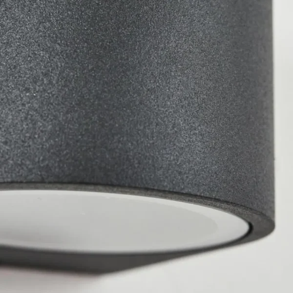 hofstein Applique murale d'extérieur Skaabu Noir, Blanc, 2 lumières* Lampes Modernes