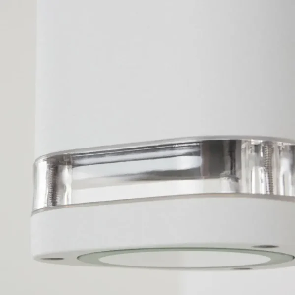 hofstein Applique murale d'extérieur Amyton Blanc, 2 lumières* Lampes Modernes